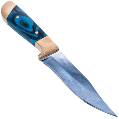 small and precise hunting knives multiple colored handles with sheath
