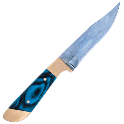 small and precise hunting knives multiple colored handles with sheath