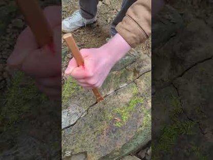 20oz Rock Pick Mining Hammer, 11-inch Pointed Tip Gold Prospectors Tool product video