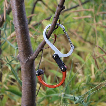 HEROCLIP Carabiner Clip and Hook for Camping, Backpack and Garage by Gear Aid (MEDIUM)